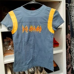 Def Leppard Rock Band rock star t-shirt